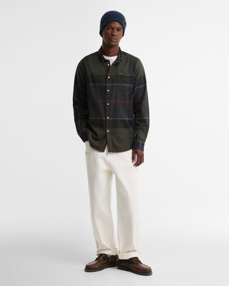Barbour Dunoon Tailored Shirt — Shadow