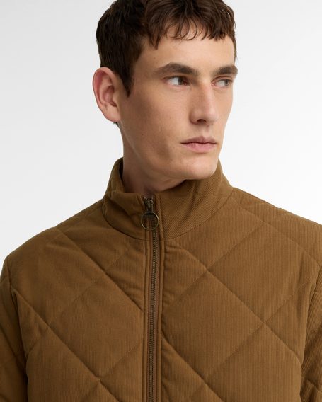 Barbour Corden Quilted Jacket — Beech