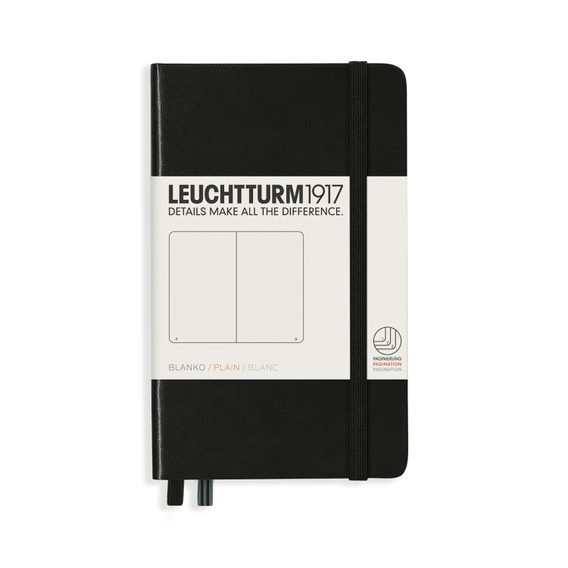 LEUCHTTURM1917 Plain Pocket Hardcover Notebook