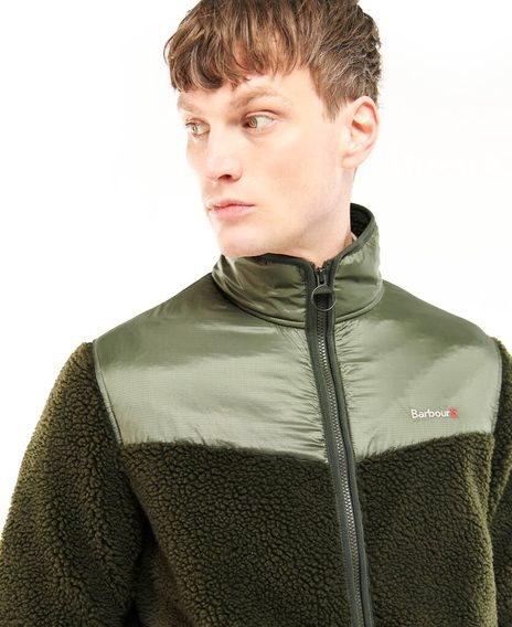 Fleece kabát Barbour Axis Fleece - Olive