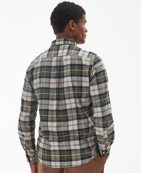 Barbour Kyeloch Tailored Shirt — Forest Mist