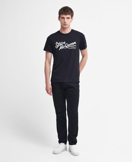 Barbour International Strike T-Shirt — Classic Black