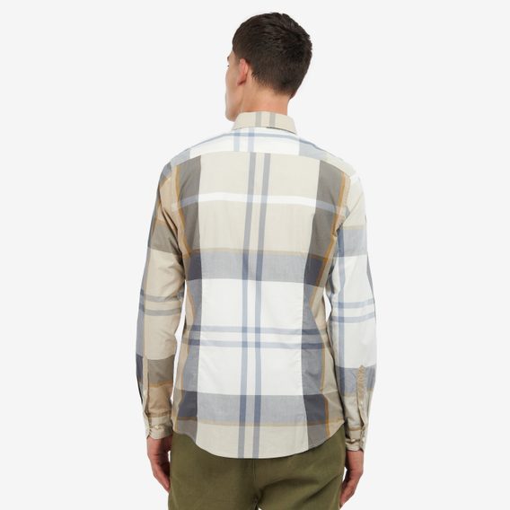 Barbour Harris Tailored Shirt — Amble Sand Tartan