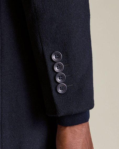 Charles Tyrwhitt Pure Wool Double Breasted Overcoat