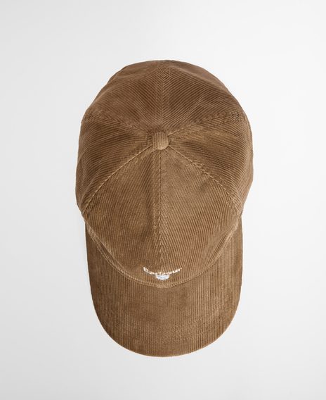 Barbour Bayfield Cord Cap — Beige