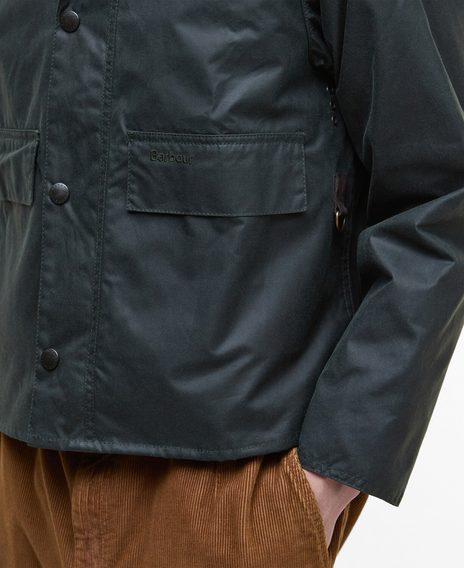 Barbour Spey Waxed Jacket — Sage