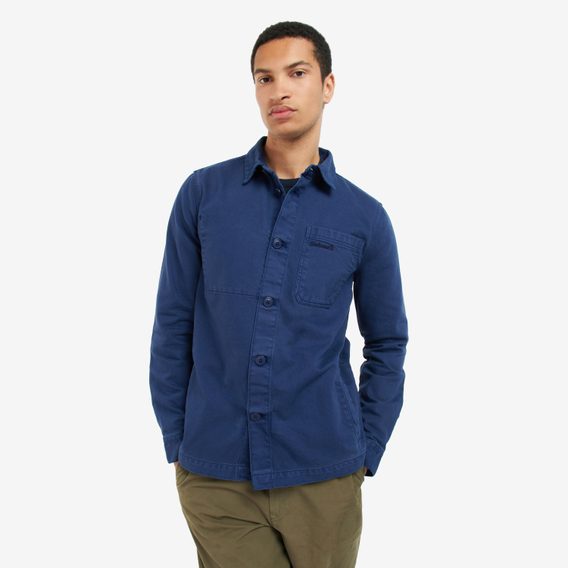 Farmer overshirt Barbour Gino - Inky Blue