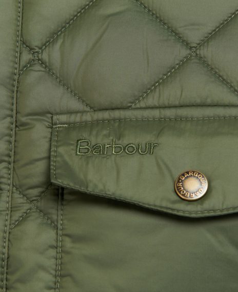 Barbour Newbie steppelt kabát — Olive