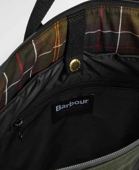 Barbour Field Wax Backpack — Sage
