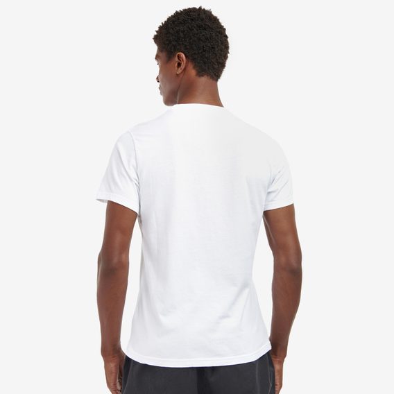 Pamut felső Barbour Stockton Tee - White