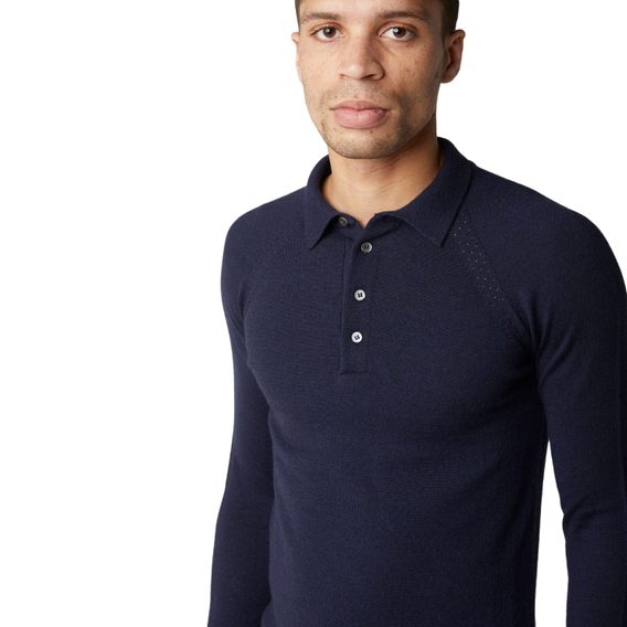 Peregrine Beauford Polo Shirt — Navy