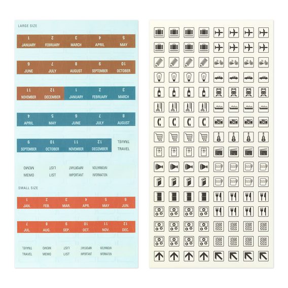 Traveler's — Customized Sticker Set 2027