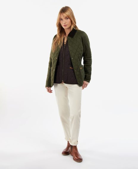 Barbour Annandale Quilted Jacket — Olive