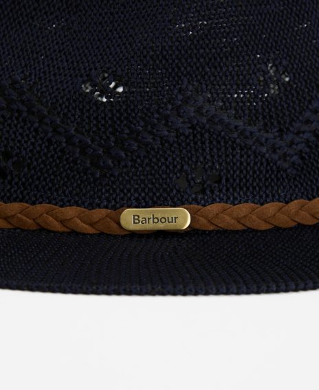 Barbour Flowerdale Trilby Summer Hat — Navy