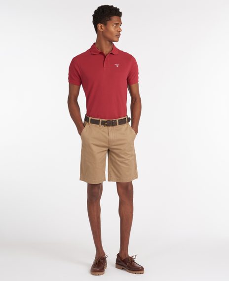 Barbour Sports Polo Shirt — Ruby