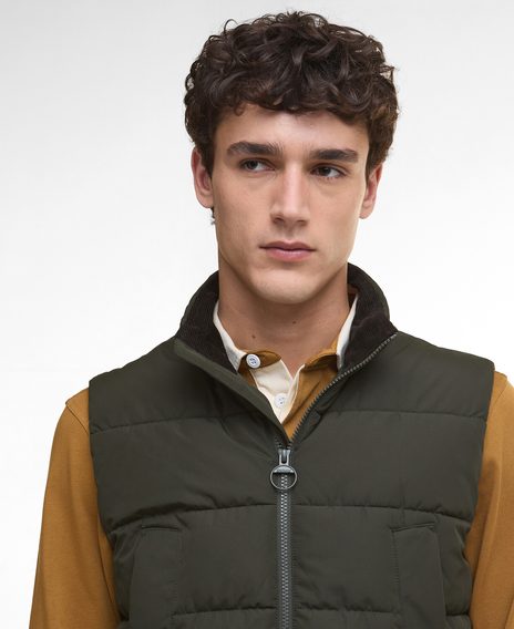 Barbour Bedale Puffer Gilet — Sage