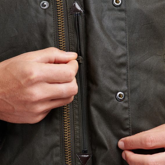 Barbour Bristol Wax Jacket — Olive