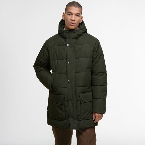 Barbour Bedale Puffer Jacket — Sage
