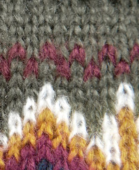 Barbour Case Fair Isle kutyapulóver — Olive