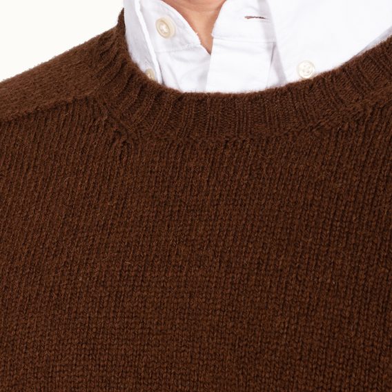 Jamieson's Saddle Shoulder Jumper — Bordeaux
