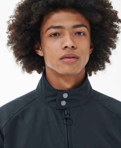 Barbour Porton Wax Jacket — Classic Navy