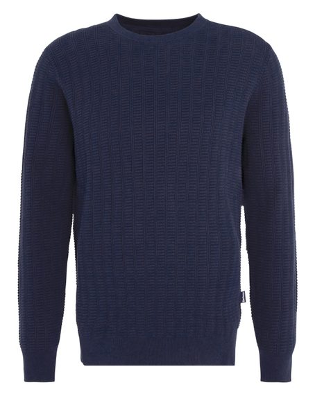 Barbour Cathil Crew Neck Jumper — Classic Navy