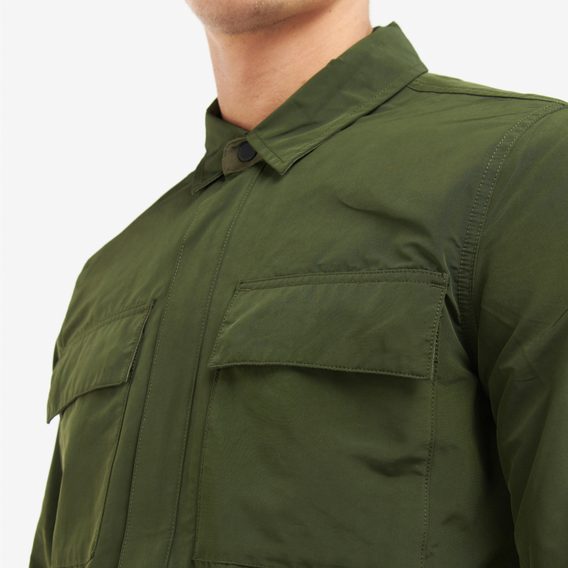 Cipzáras overshirt Barbour International Cylinder - Forest