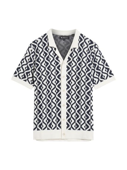 Ben Sherman — Tile Resort Knitted Shirt