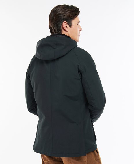 Barbour Jacket Winter Ashby téli kabát — Black