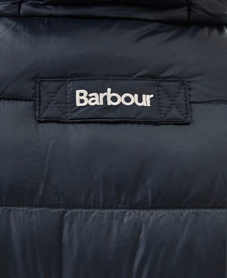 Barbour Kendle Baffle steppelt kabát — Beech