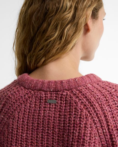Barbour Alderney Crew Neck Fleck Jumper