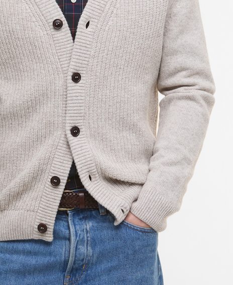 Barbour Mainland Cardigan — Mist