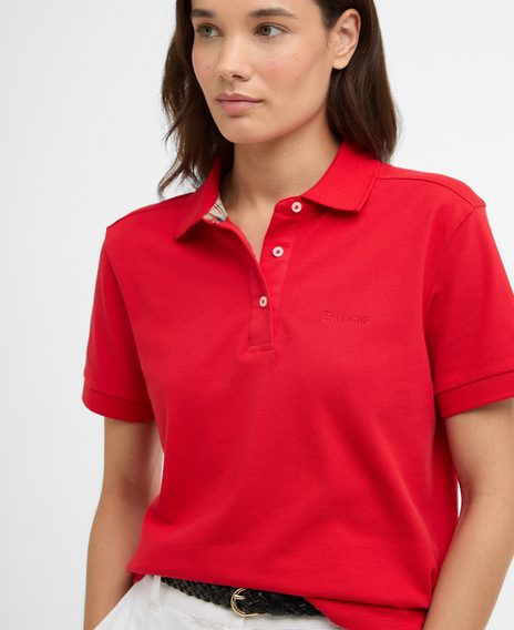 Barbour Bowford Polo Shirt — Red