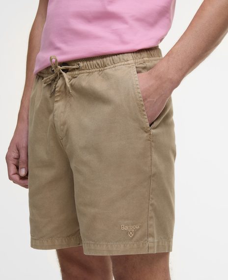 Barbour Washed Oxford Relaxed Shorts
