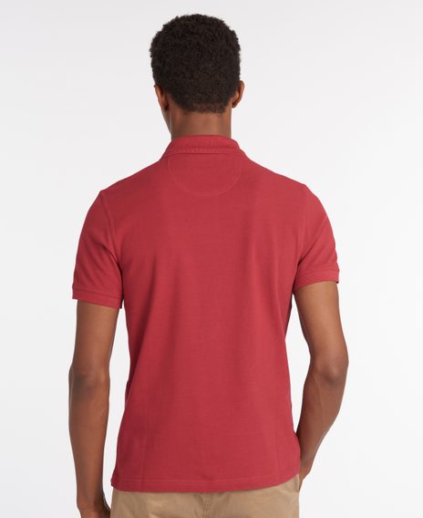 Barbour Sports Polo Shirt — Ruby