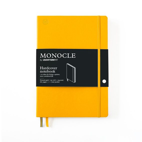 Közepes méretű jegyzetfüzet MONOCLE by LEUCHTTURM1917 Composition Hardcover Notebook  - B5, B5, kemény kötés, pöttyözött, 181 oldal