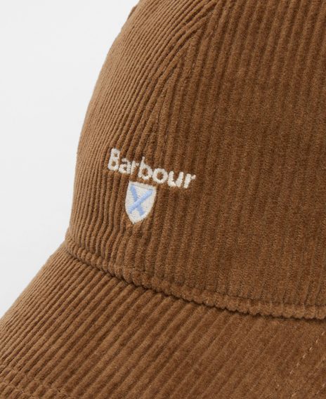 Barbour Preston Cord Cap — Beige