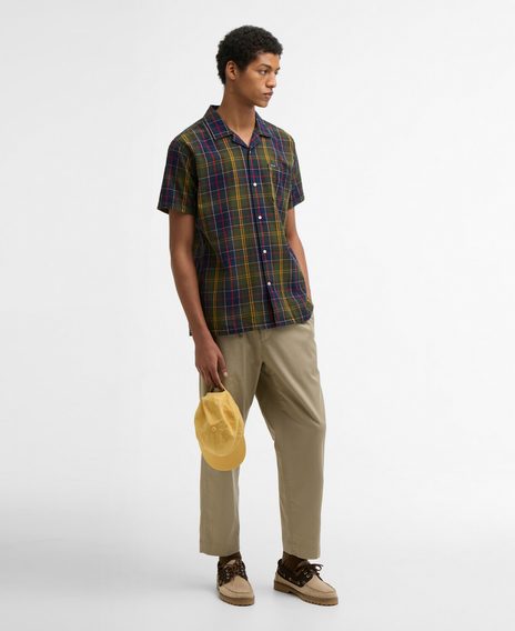 Barbour Clyde Seersucker Tartan Summer Fit Shirt