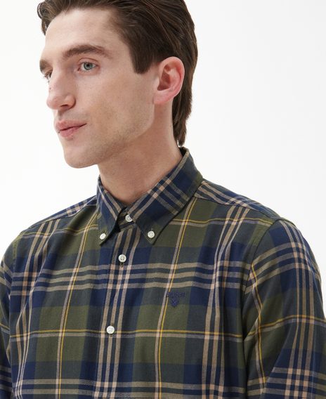 Barbour Edgar Tailored Shirt — Olive