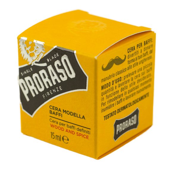 Proraso bajuszwax - Wood and Spice (15 ml)