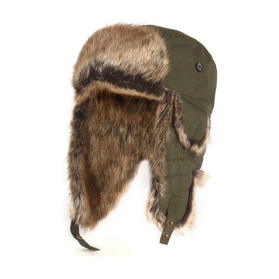 Barbour Cleadon Trapper Hat — Dark Olive