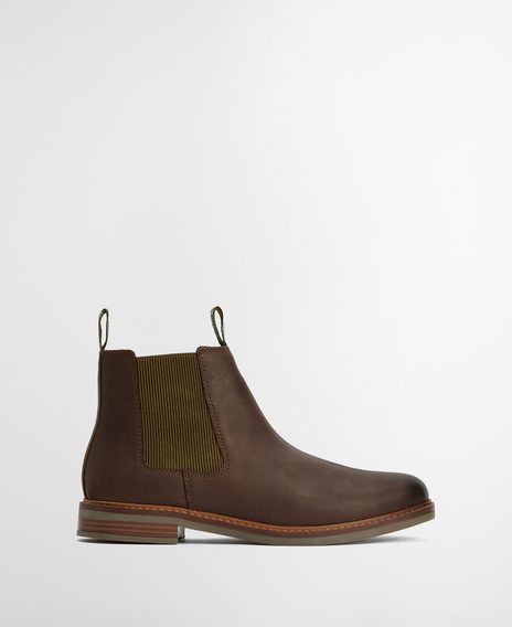 Barbour Farsley Chelsea Boots — Coffee Brown