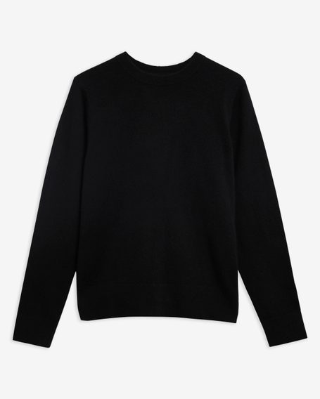 Barbour Penwood Cashmere Knitted Jumper — Black