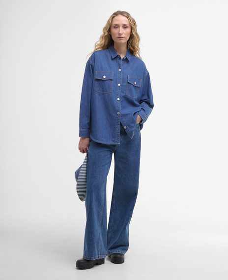 Barbour Woodrow Oversized Denim Shirt