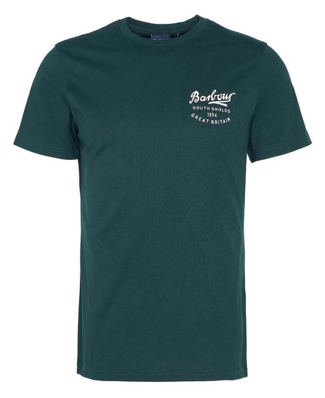 Barbour Script Graphic T-Shirt — Seaweed