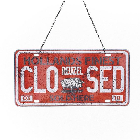 Reuzel — Open/Closed Sign
