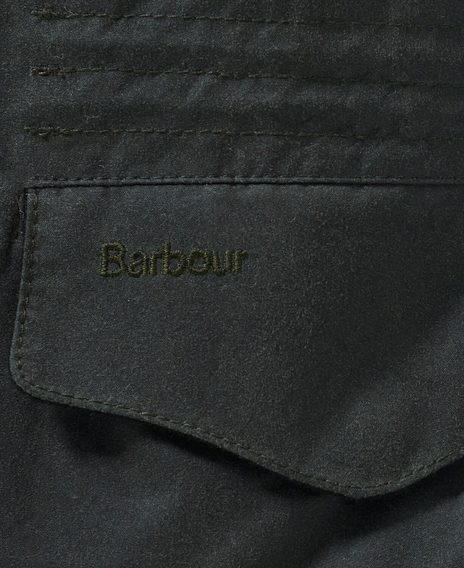 Barbour Emble Wax Jacket — Sage