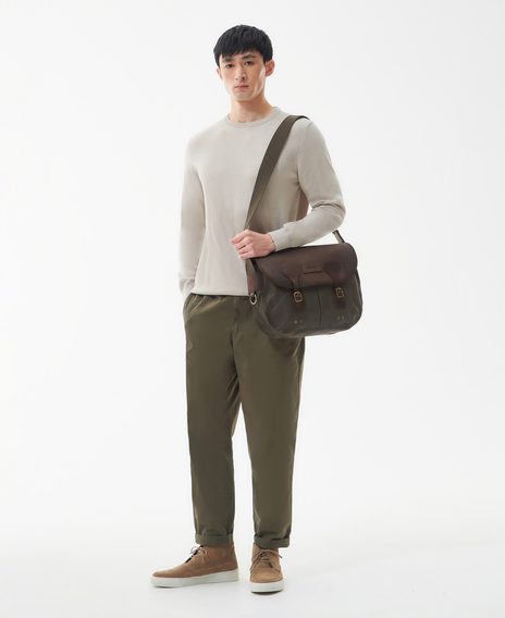 Barbour Wax Leather Tarras Bag
