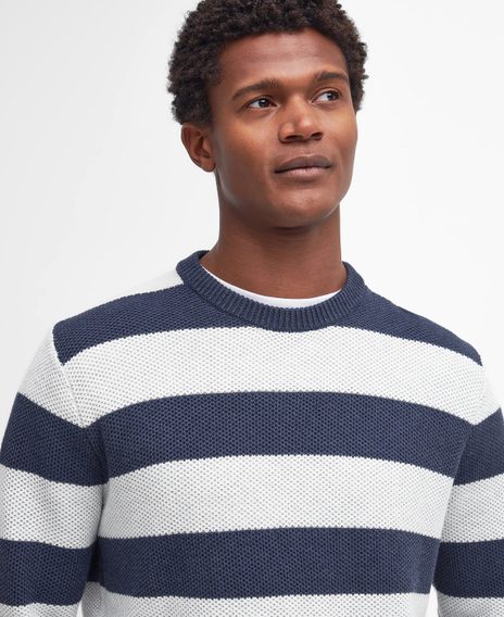 Barbour Craster Striped Crew Neck Jumper