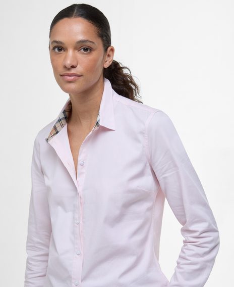Barbour Derwent Regular Long-Sleeved Shirt — Pink